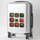 Sticker Magnifiquement conçus biscuits de Noël (Sur valise)