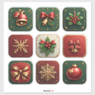 Sticker Magnifiquement conçus biscuits de Noël