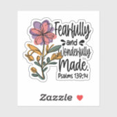 Sticker Magnifiquement Fabriqué Floral (Feuille)