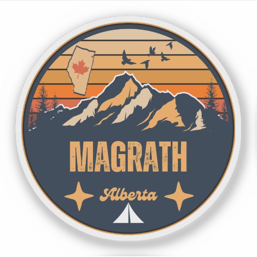 Sticker Magrath (Alberta) (Devant)