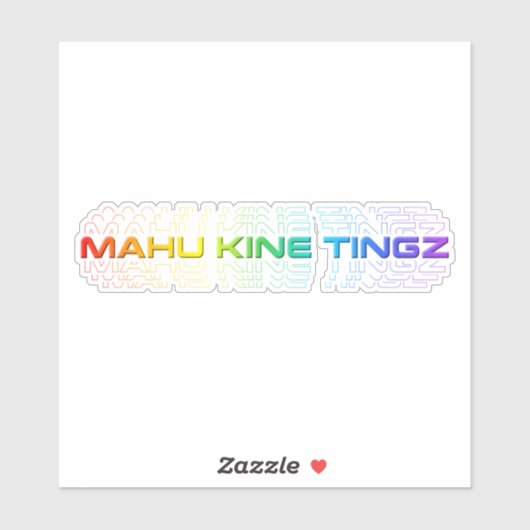 Sticker Mahukinetingz (Feuille)
