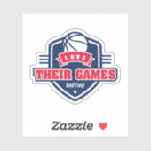 Sticker Maillot Équipe Couleur Équipe Washington Wizards B (Feuille)
