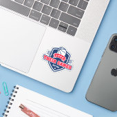 Sticker Maillot Équipe Couleur Équipe Washington Wizards B (Ordinateur portable avec iPhone)