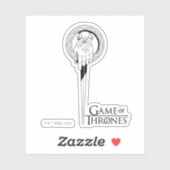 Sticker Main de l'icône du roi (Feuille)