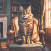 Sticker Maine Coon (Devant)