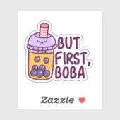 Sticker Mais d'abord Boba (Feuille)