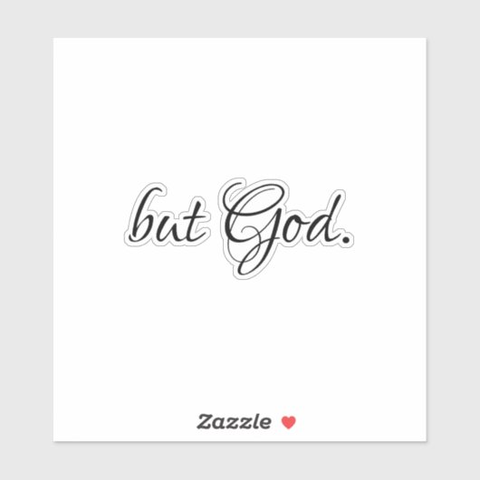 Sticker Mais Dieu cite (Feuille)