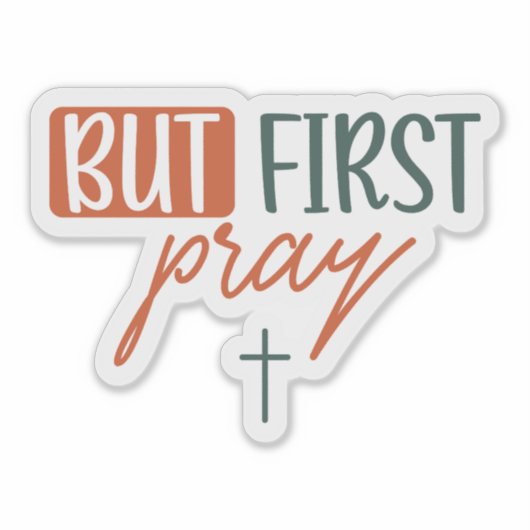 Sticker Mais Prière (Devant)