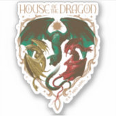 Sticker Maison du Dragon | Bouclier dragon (Devant)