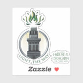 Sticker MAISON DU DRAGON | House Hightower Sigil (Feuille)