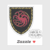 Sticker MAISON DU DRAGON | Maison Targaryen Crest (Feuille)
