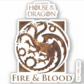 Sticker MAISON DU DRAGON | Maison Targaryen Sigil (Devant)