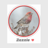 Sticker Maison Finch en Neige - Photo originale (Feuille)