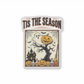 Sticker Maison hantée de la saison des fantômes d'Hallowee (Devant)