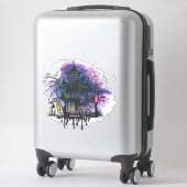 Sticker Maison haunted (Sur valise)