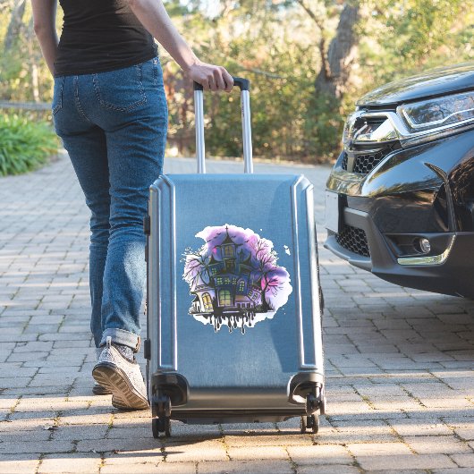 Sticker Maison haunted (Valise Insitu)