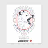 Sticker Maison Stark - L'hiver approche (Feuille)