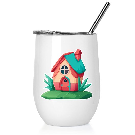 Sticker Maisonnette Colorée Adorable