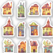 Sticker Maisons Fantaisistes (Recto)