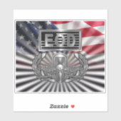 Sticker « Maître Blaster EOD » Commémoratif (Feuille)