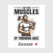 Sticker Maîtrise musculaire : Lissage d'âne de la sériole (Feuille)