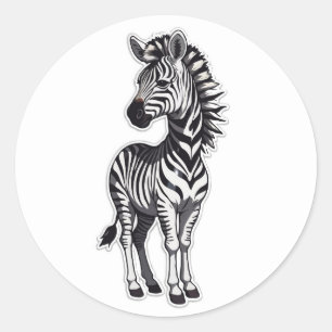 Sticker Majestic Zebra