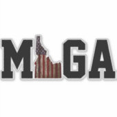 STICKER MAKE IDAHO GREAT NOUS FLAG - JOUER SUR MAGA (Devant)