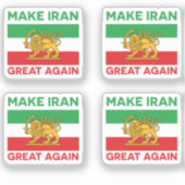 Sticker Make Iran Great Again Persian II (Recto)