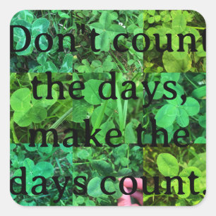 Sticker - Make the days count