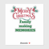 Sticker Making memories for Christmas (Feuille)