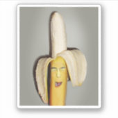 Sticker Mal de tête à se fendre la banane (Devant)