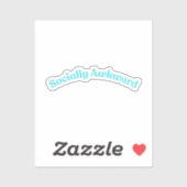 Sticker Maladroit social (Feuille)
