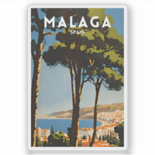 Sticker Malaga Espagne