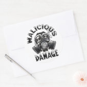 STICKER MALICIEUX DOMMAGE (Enveloppe)