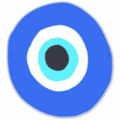 Sticker Malin Oeil Talisman Lucky Charme (Devant)