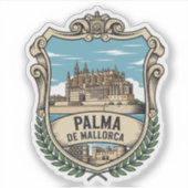 Sticker Mallorca Espagne Voyage (Devant)