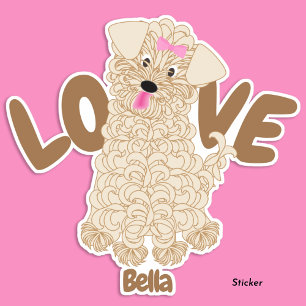 Sticker Maltipoo Love