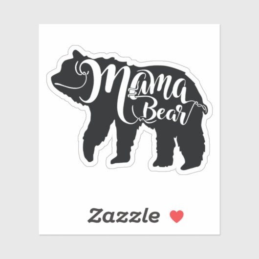 Sticker Mama Bear (Feuille)