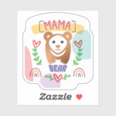 Sticker Mama Bear Cosy #3 (Feuille)