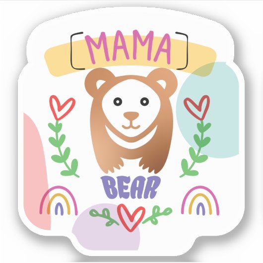 Sticker Mama Bear Cosy #3 (Devant)