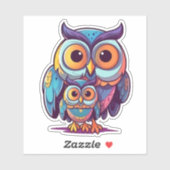 Sticker Mama Blinky et Little Bink (Feuille)