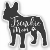 Sticker maman Bulldog français mignon (Devant)