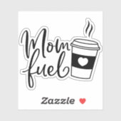 Sticker Maman Coupe de café carburant (Feuille)