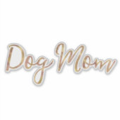 Sticker Maman de chien Gold Glitz (Devant)