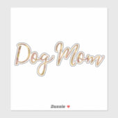 Sticker Maman de chien Gold Glitz (Feuille)