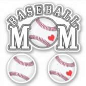 Sticker Maman du baseball (Devant)
