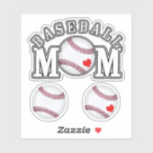 Sticker Maman du baseball (Feuille)