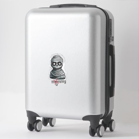 Sticker Maman effrayante (Sur valise)