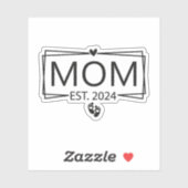 Sticker Maman est. 2024 (Feuille)