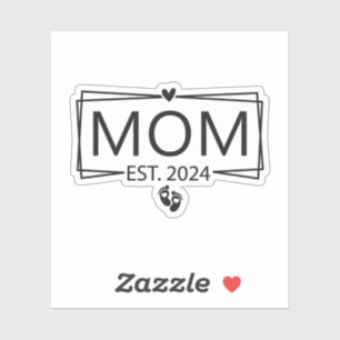 Sticker Maman est. 2024